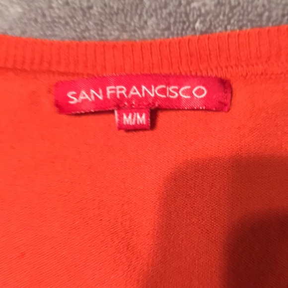 San Francisco woman’s short sleeve sweater. Size Medium. Vintage. - Picture 2 of 9